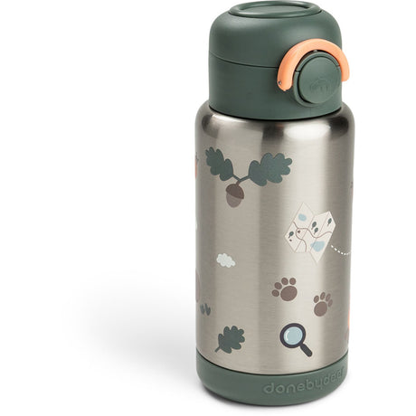 DonebyDeer Green Tiny Trails Insulated Strån Flaska