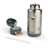 DonebyDeer Green Tiny Trails Insulated Strån Flaska