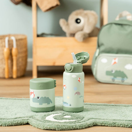 DonebyDeer Green Playground Insulated Strån Flaska