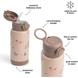 DonebyDeer Powder Tiny Farm Insulated Strån Flaska