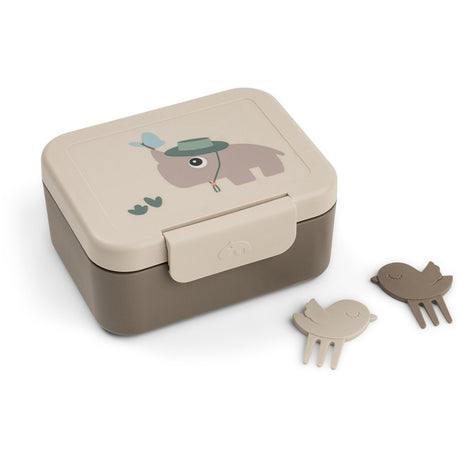 DonebyDeer Sand Tiny Trails Tiny Lunch Låda Med Snack Picks