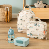 DonebyDeer Blue Tiny Farm Tiny Lunch Låda Med Snack Picks