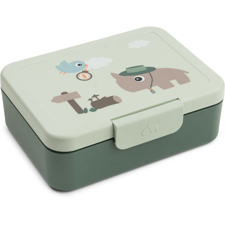 DonebyDeer Green Tiny Trails Lunch Låda Med Divider