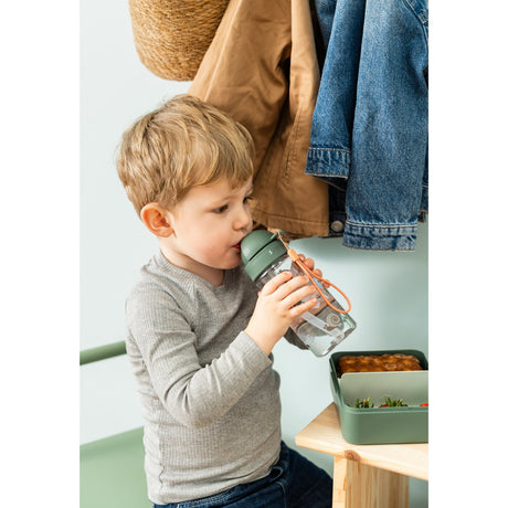 DonebyDeer Green Tiny Trails Lunch Låda Med Divider