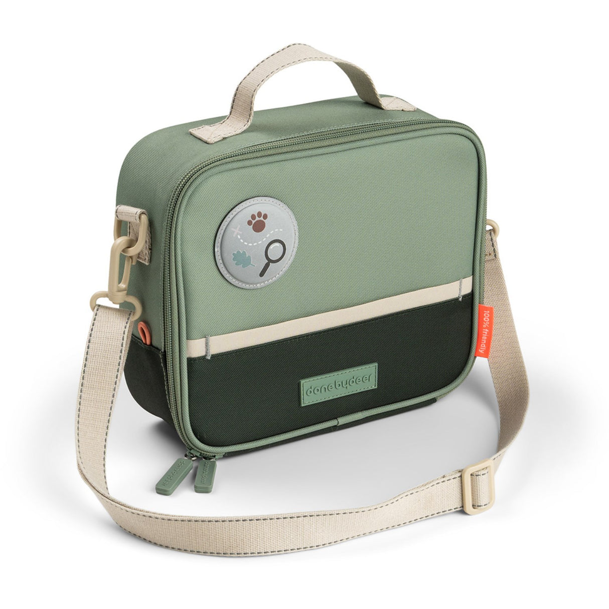 DonebyDeer Green Tiny Trails Insulated Lunch Väska