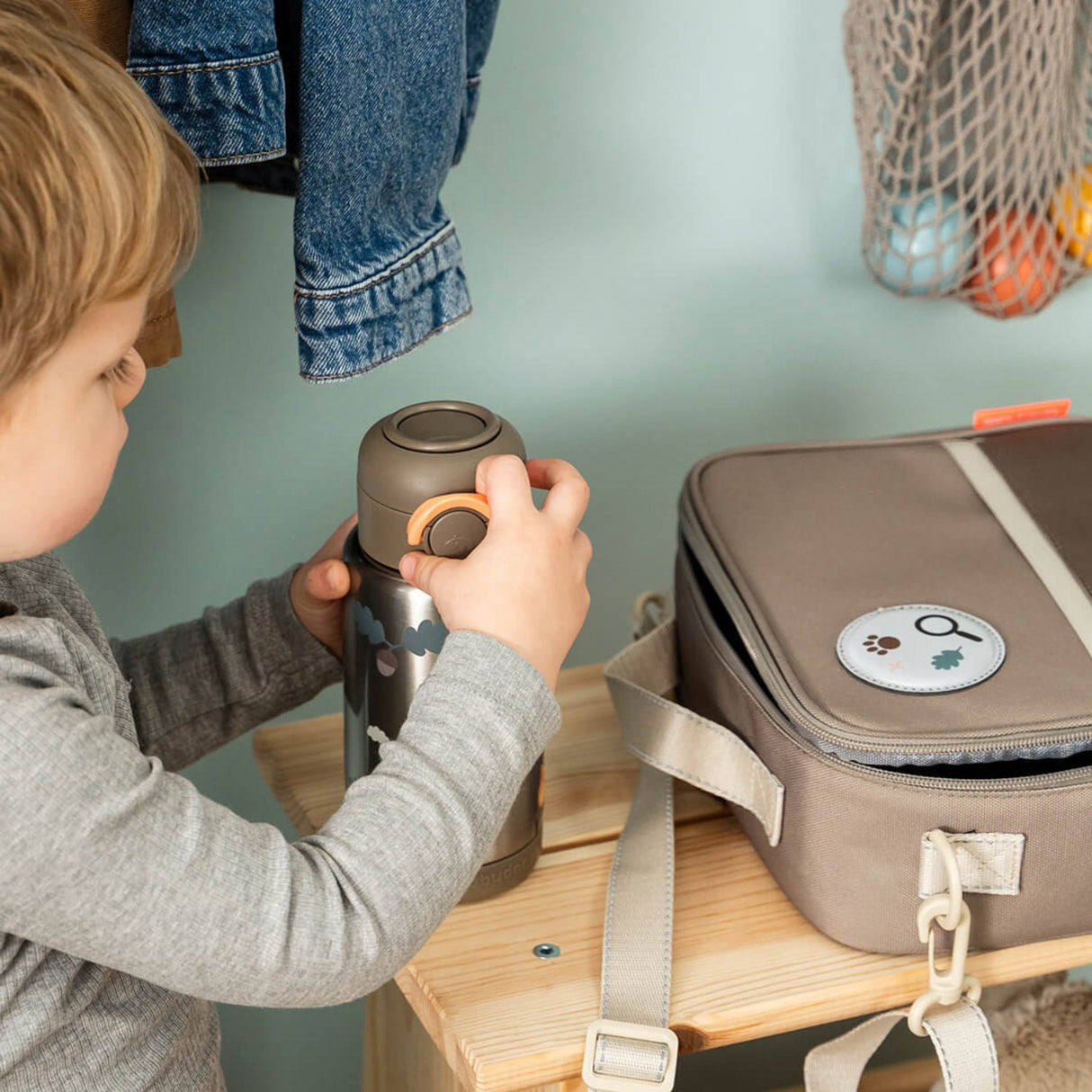 DonebyDeer Sand Tiny Trails Insulated Lunch Väska