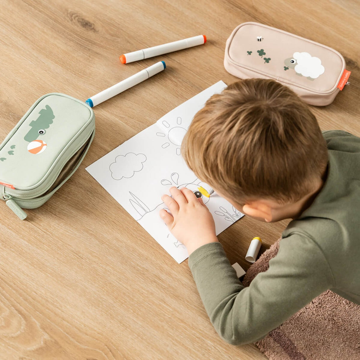 DonebyDeer Powder Tiny Farm Pencil Case