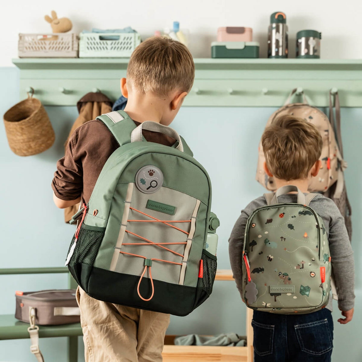 DonebyDeer Green Tiny Trails Junior Ryggsäck