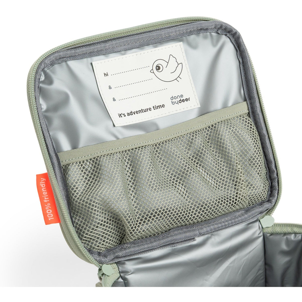 DonebyDeer Green Tiny Trails Tiny Insulated Lunch Väska