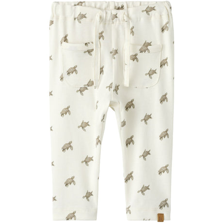 Lil'Atelier Coconut Milk Turtle Nbmgayo Sas Loose Byxor Lil
