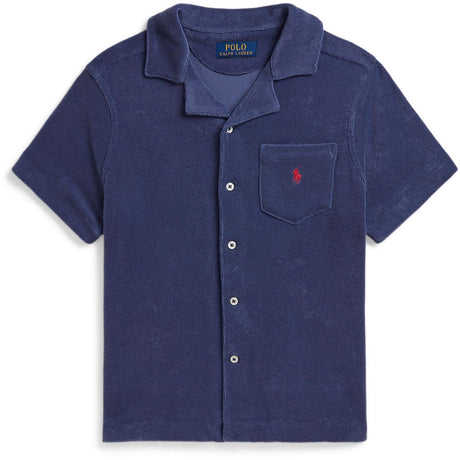 Polo Ralph Lauren Light Navy Knap Front Skjorta
