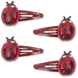 Konges Sløjd Ladybug Ladybug 4 Pack Hair Clips