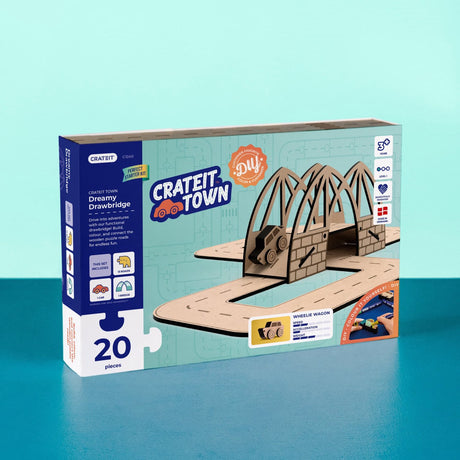Crateit Town Wooden Leksak Dreamy Drawbridge