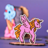 Crateit Unicorn Wooden Leksak Candy Land