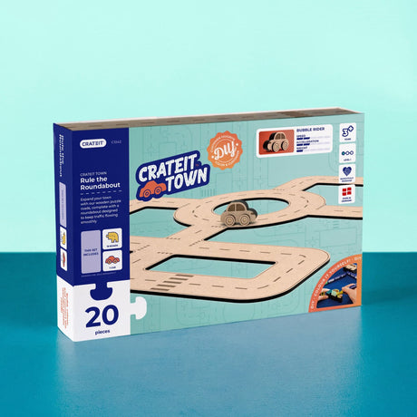 Crateit Town Wooden Leksak Rule The Roundabout