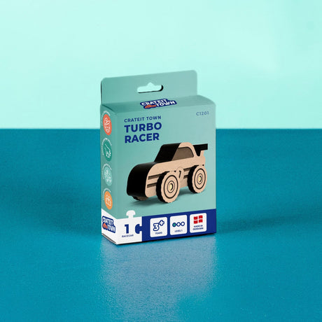 Crateit Town Wooden Leksak Turbo Racer