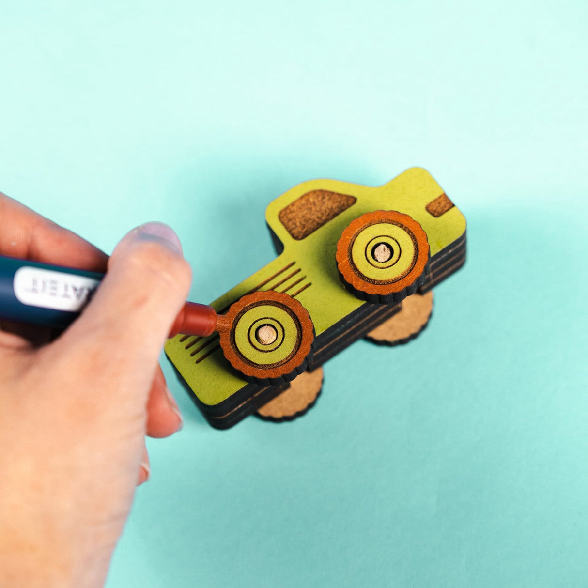 Crateit Town Wooden Leksak Thunder Lastbil