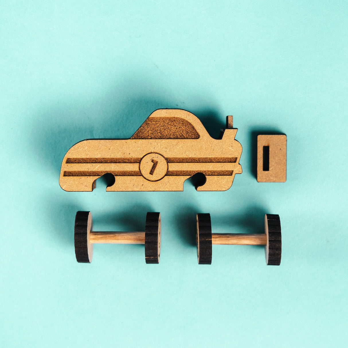 Crateit Town Wooden Leksak Turbo Racer