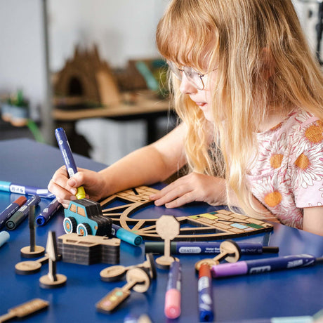 Crateit Town Wooden Leksak Thunder Lastbil