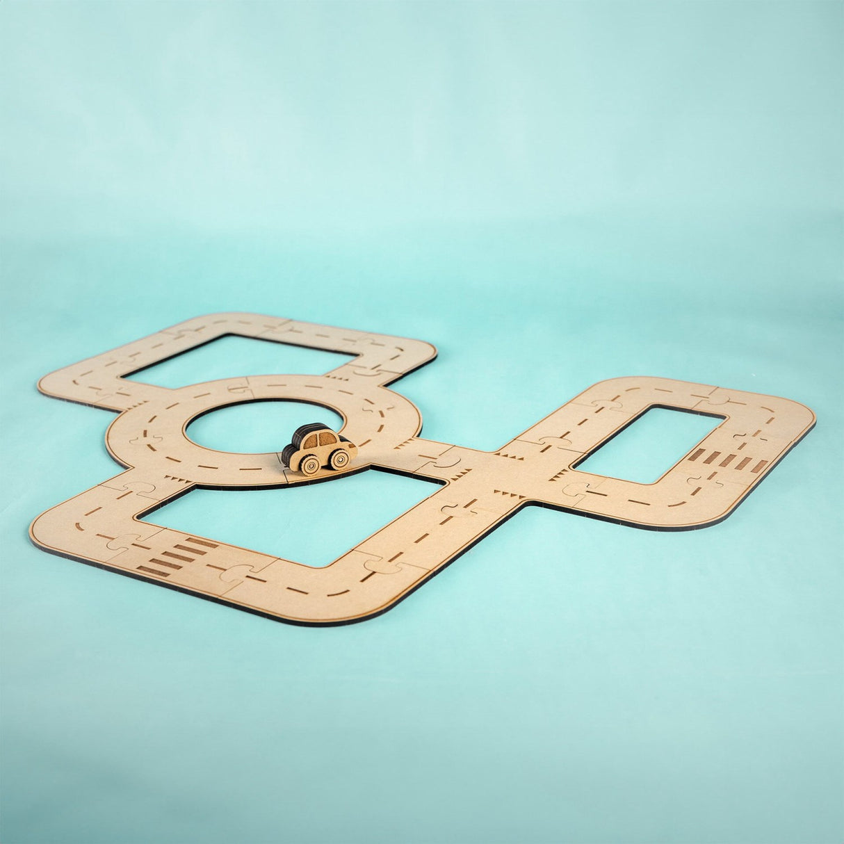 Crateit Town Wooden Leksak Rule The Roundabout