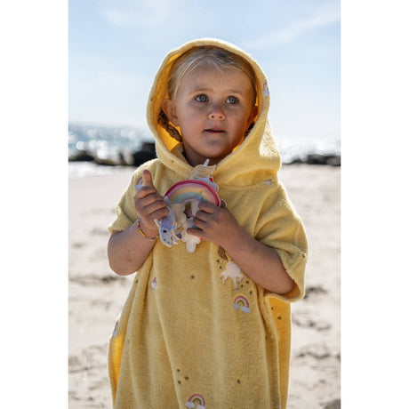 FILIBABBA Unicorn Shores Badeponcho Med Broderi GOTS