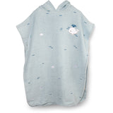 FILIBABBA Christian's Whale Tales Badeponcho Med Broderi GOTS