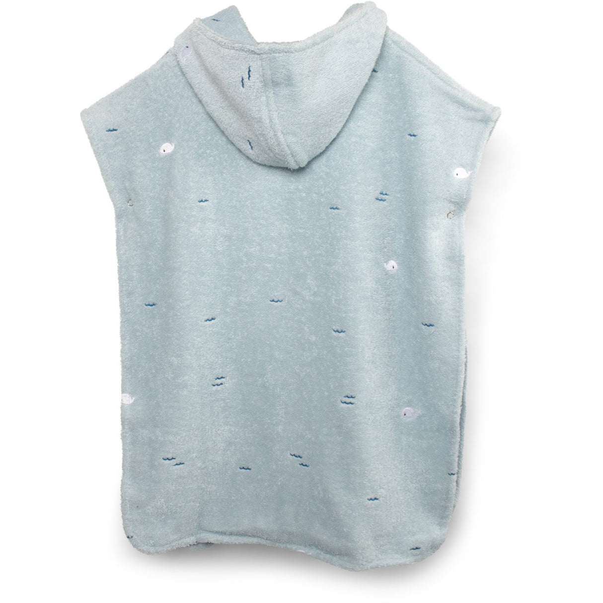 FILIBABBA Christian's Whale Tales Badeponcho Med Broderi GOTS