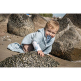 FILIBABBA Christian's Whale Tales Badeponcho Med Broderi GOTS