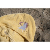 FILIBABBA Unicorn Shores Broderet Badehåndklæde Med Huva GOTS