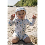 FILIBABBA Christian's Whale Tales Lykke Uv Solhatt 1-3 År