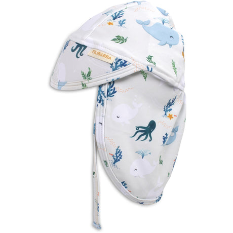 FILIBABBA Christian's Whale Tales Lykke Uv Solhatt 1-3 År