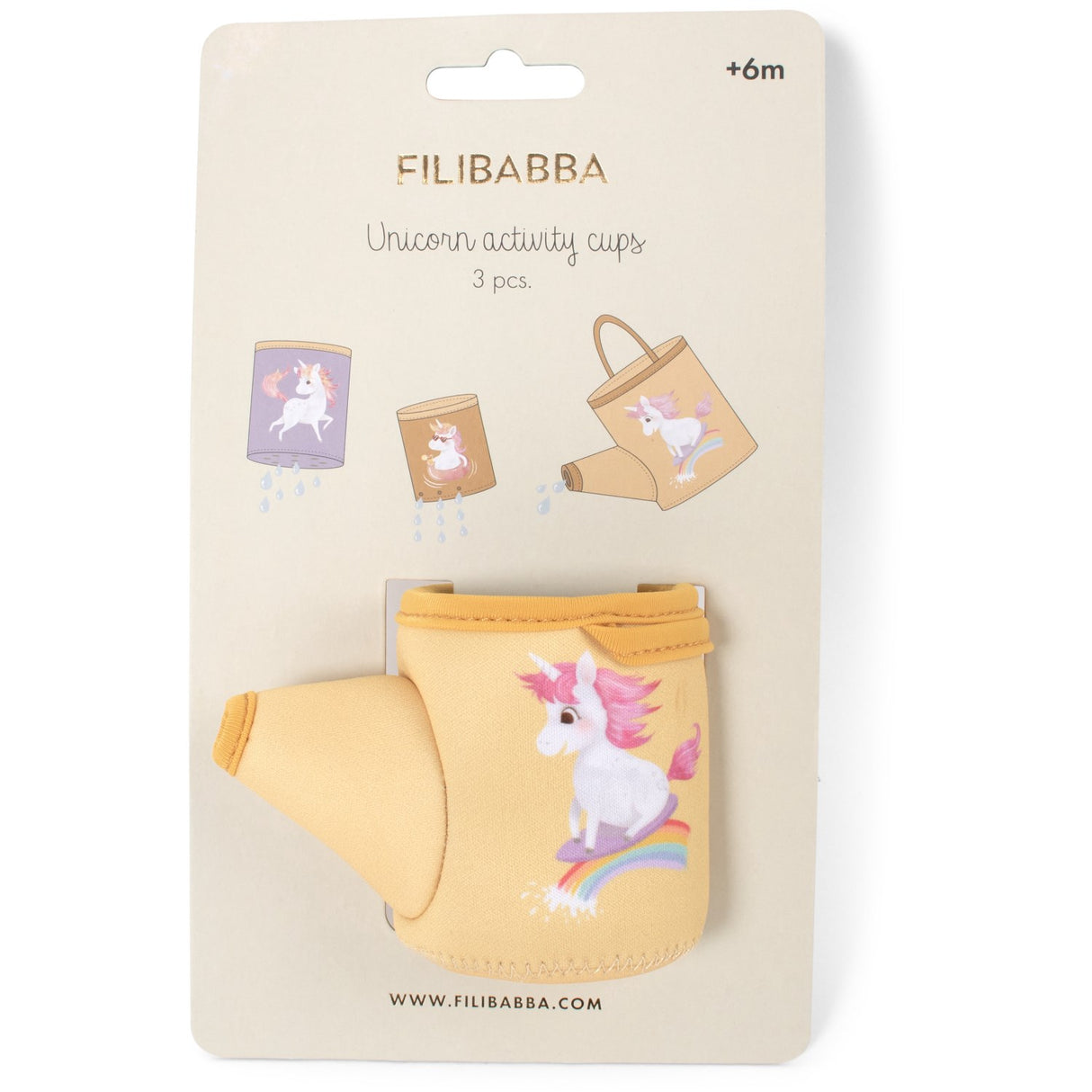 FILIBABBA Unicorn Neopren Badleksaker Kopper