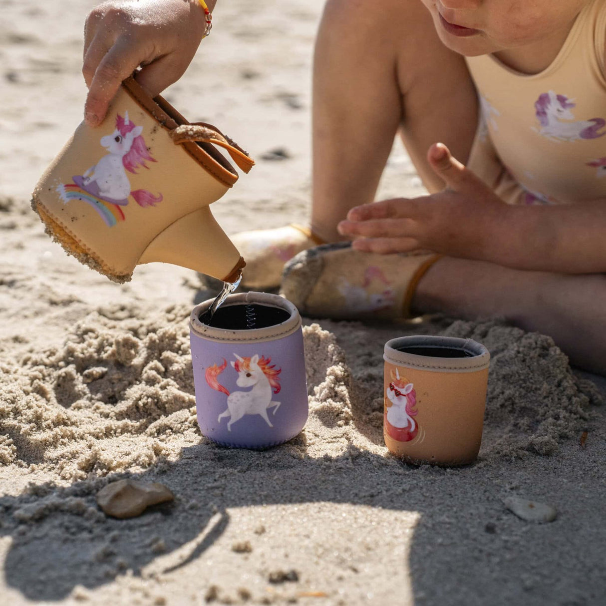 FILIBABBA Unicorn Neopren Badleksaker Kopper