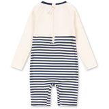 Konges Sløjd Marin Stripe Aster Onesie Grs