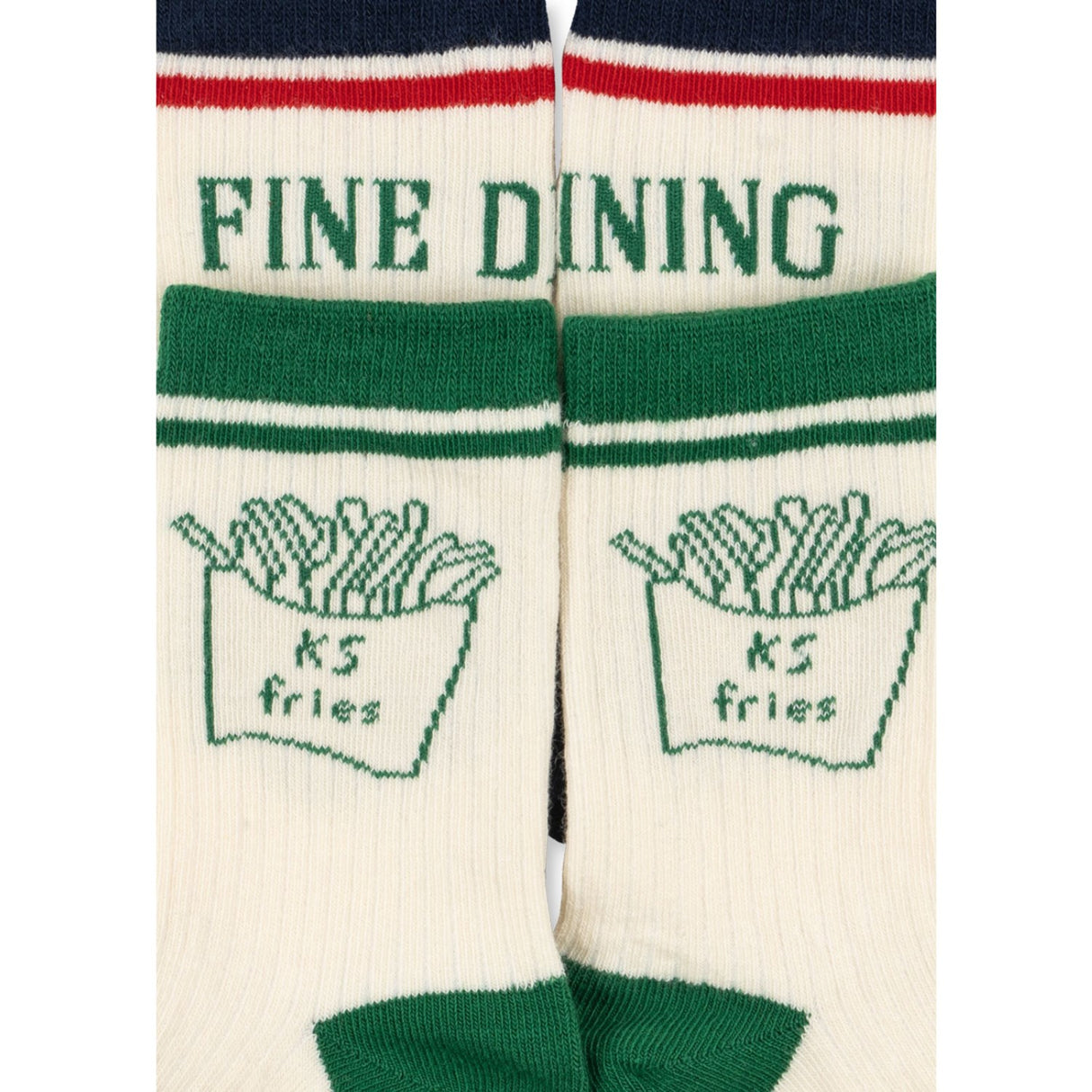 Konges Sløjd Fine Dining 2 Pack Rib Fries Strumpor