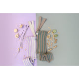 Silly Silas Lavender X Cream Striped Footless Strumpbyxar Special Edition