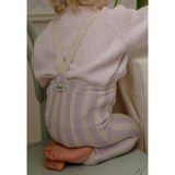 Silly Silas Lavender X Cream Striped Footless Strumpbyxar Special Edition