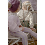 Silly Silas Lavender X Cream Striped Footless Strumpbyxar Special Edition