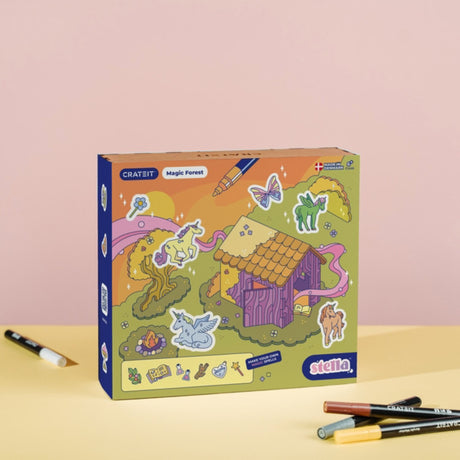 Crateit Unicorn Wooden Leksak Magic Forest
