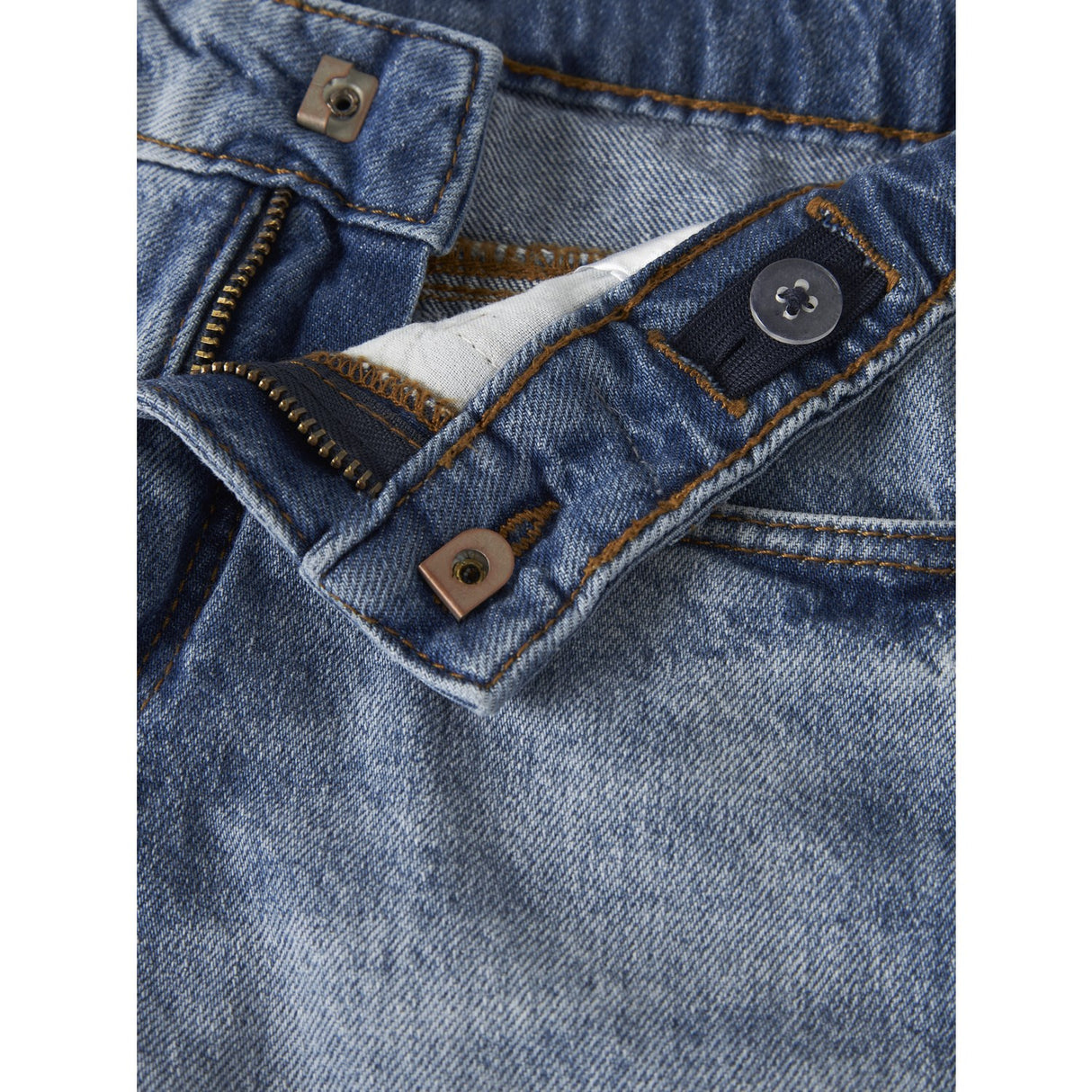 Name It Medium Blue Denim Nkfrose Mamma Dnm Shorts 1141-Mj Noos