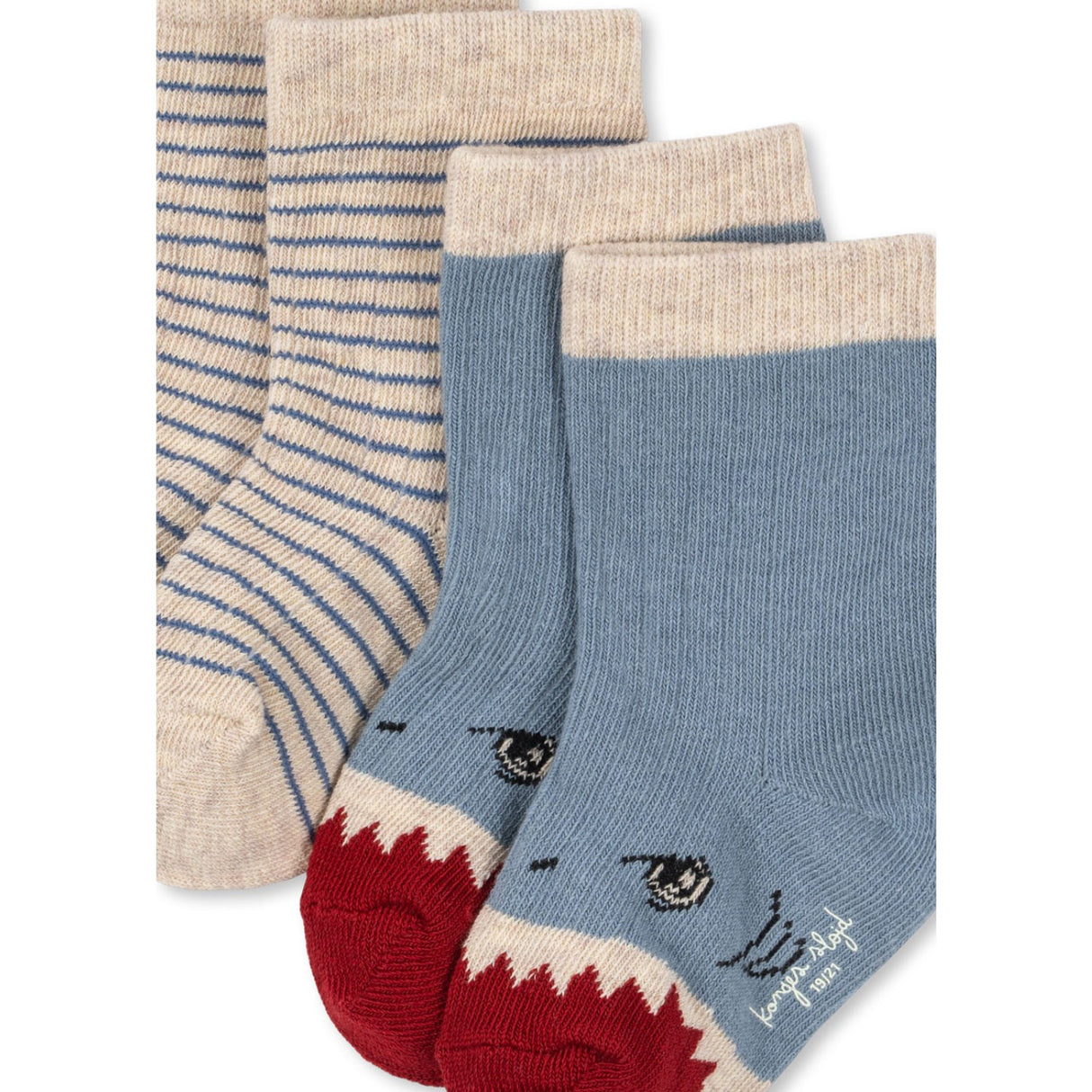 Konges Sløjd Shark 2 Pack Shark Rib Strumpor