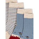 Konges Sløjd Shark 2 Pack Shark Rib Strumpor