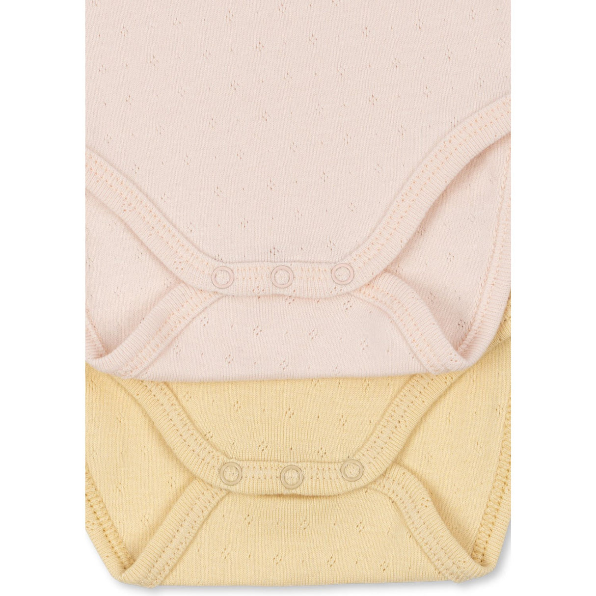 Konges Sløjd Banana Crepe/Creole Pink Fanga Perla 2 Pack Ls Body Ocs