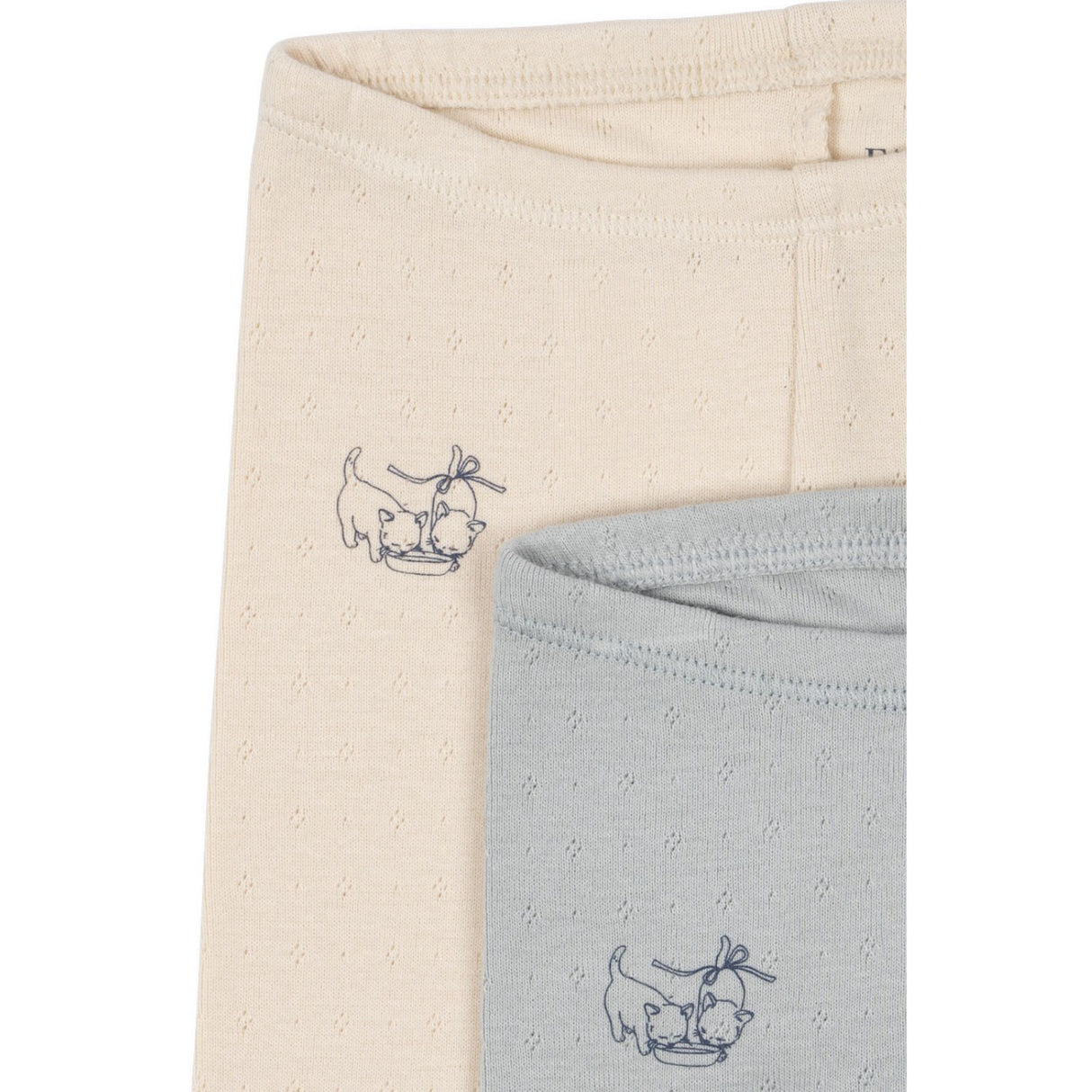 Konges Sløjd Buttercream/Pearl Blue Fanga Perla 2 Pack Byxor Ocs