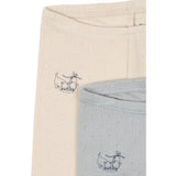 Konges Sløjd Buttercream/Pearl Blue Fanga Perla 2 Pack Byxor Ocs