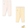 Konges Sløjd Banana Crepe/Creole Pink Fanga Perla 2 Pack Byxor Ocs