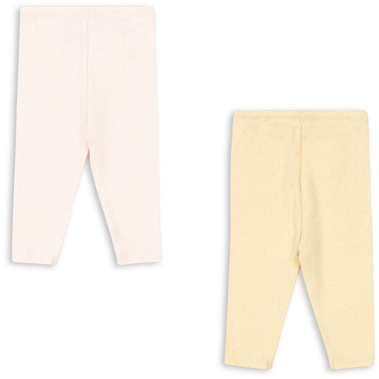 Konges Sløjd Banana Crepe/Creole Pink Fanga Perla 2 Pack Byxor Ocs