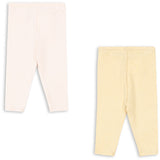 Konges Sløjd Banana Crepe/Creole Pink Fanga Perla 2 Pack Byxor Ocs