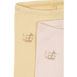 Konges Sløjd Banana Crepe/Creole Pink Fanga Perla 2 Pack Byxor Ocs