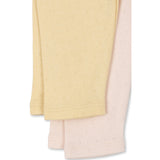 Konges Sløjd Banana Crepe/Creole Pink Fanga Perla 2 Pack Byxor Ocs
